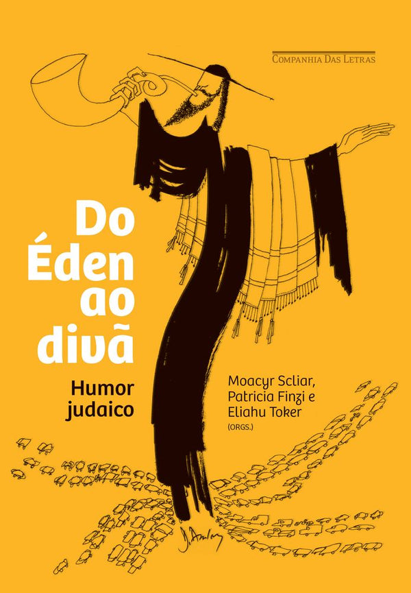 Capa do livro Do Éden ao Divã - Humor Judaico, de Moacyr Scliar