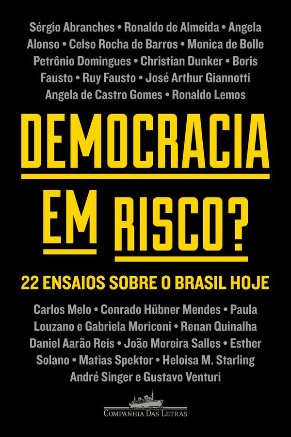 Capa do livro Democracia em Risco?, de Abranches; Almeida; Alonso; Barros