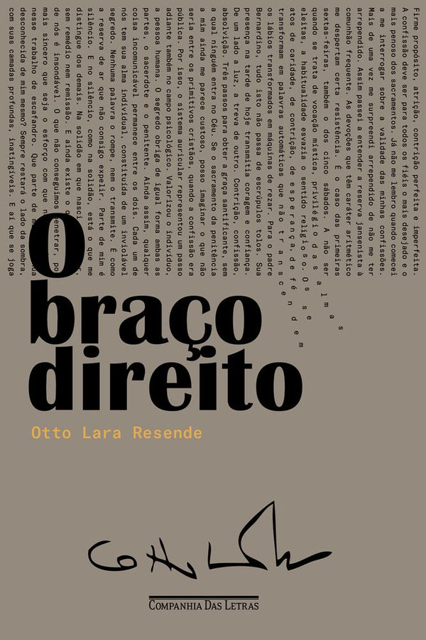 Capa do livro O Braço Direito, de Otto Lara Resende