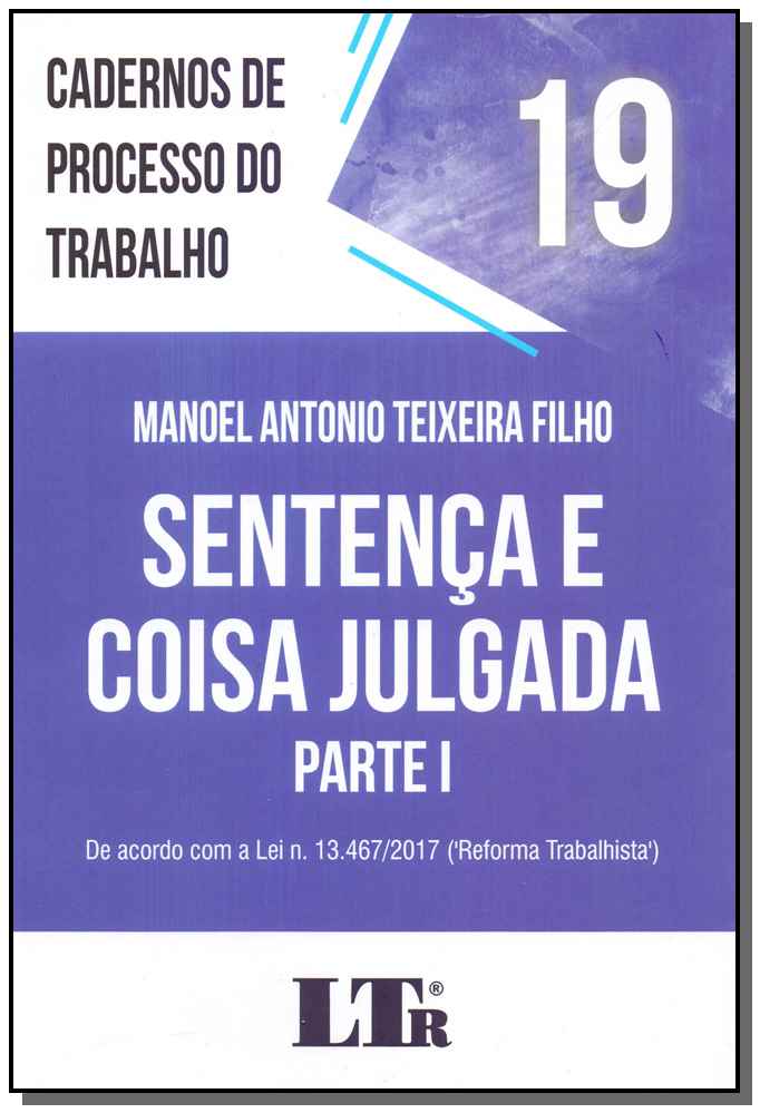 Cadernos de Processo do Trabalho N.19 - 01ed/18