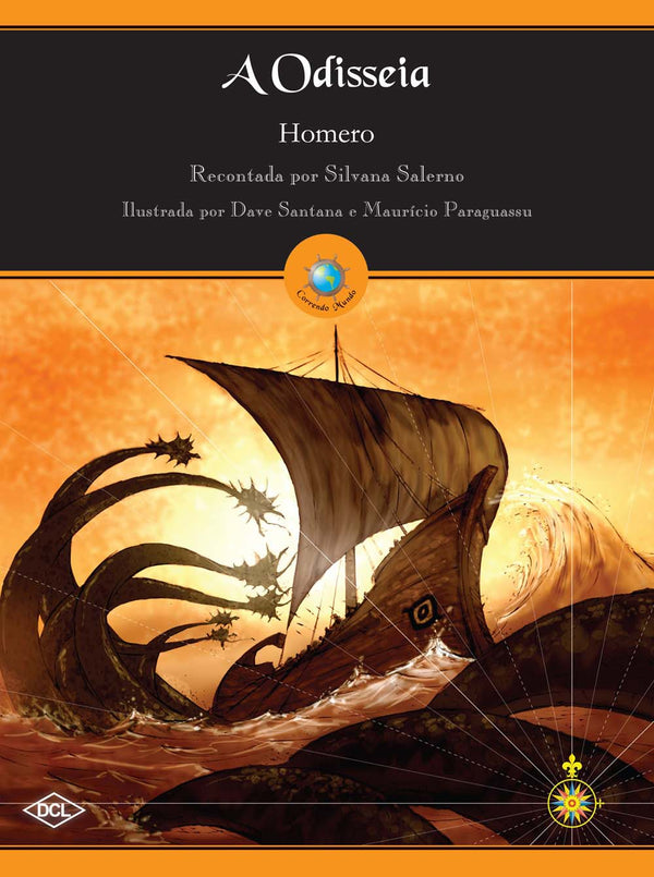 Capa do livro A Odisseia, de Homero