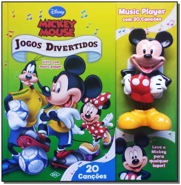 Capa do livro Disney - Music Player - Jogos Divertidos, de Reader S Digest