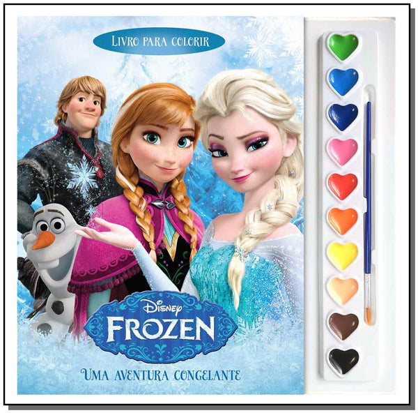 Capa do livro Disney - Aquarela - Frozen, de Disney