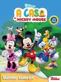 Capa do livro Disney - Vamos Colorir - Mickey Mouse, de Disney