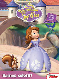 Capa do livro Disney - Vamos Colorir - Sofia, de Disney