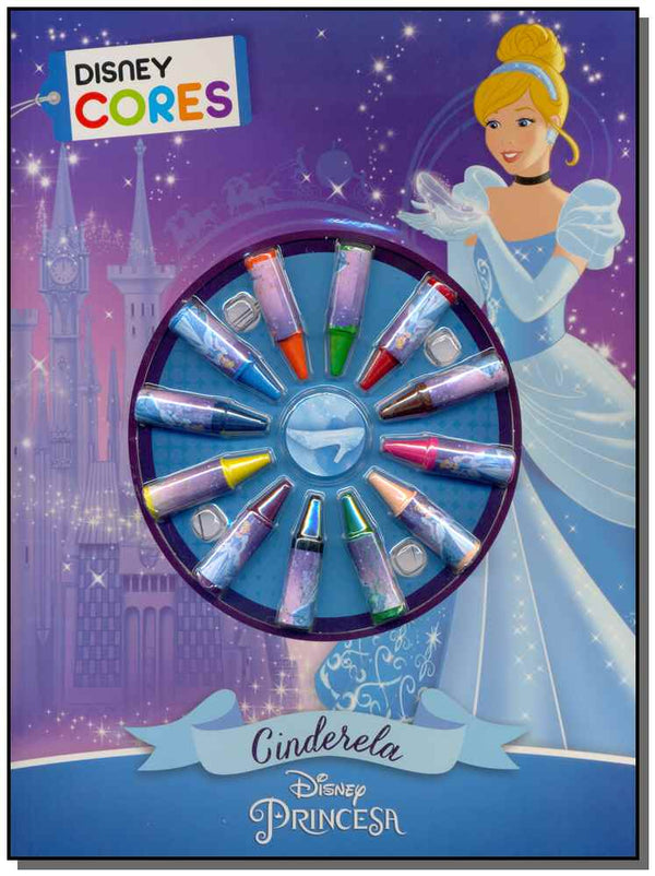 Capa do livro Disney - Cores - Cinderela, de Editora DCL