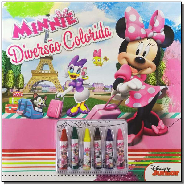 Capa do livro Disney - Diversão Colorida - Minnie, de Disney Junior