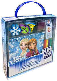Capa do livro Disney Fun Box - Frozen, de Disney