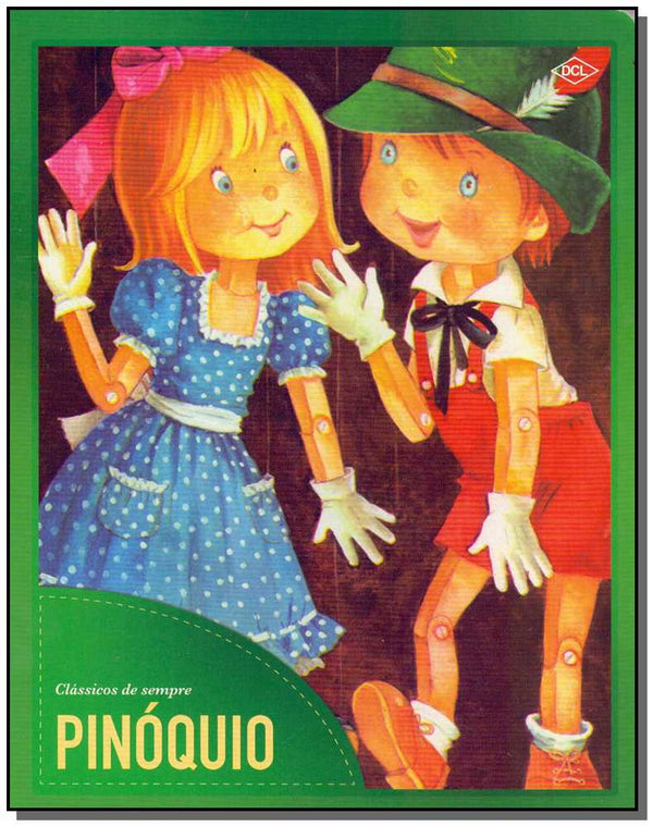 Capa do livro Pinóquio (DCL), de DCL