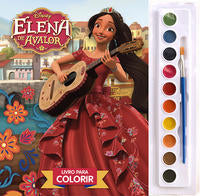 Capa do livro Disney - Aquarela - Elena de Avalor, de DCL
