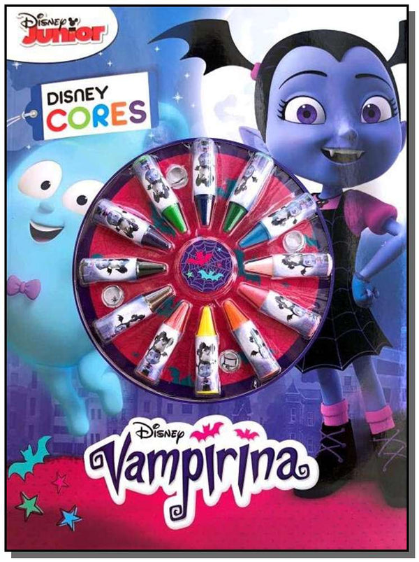 Capa do livro Disney Cores - Vampirina, de Disney