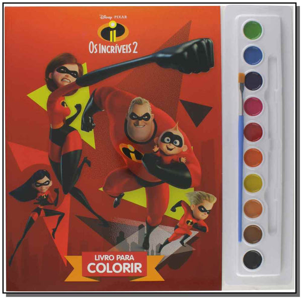 Capa do livro Disney - Aquarela - Os Incríveis 2, de Disney