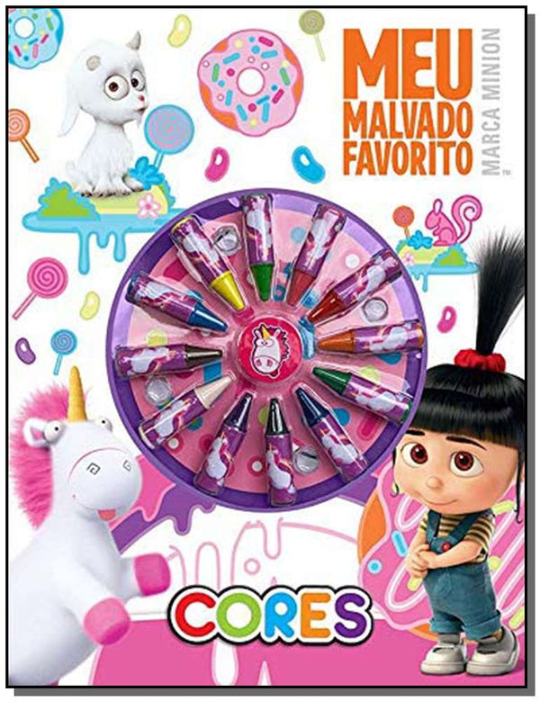 Capa do livro Universal Cores - Meu Malvado Favorito, de DCL