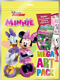 Capa do livro Disney Mega Art Pack - Minnie, de Disney