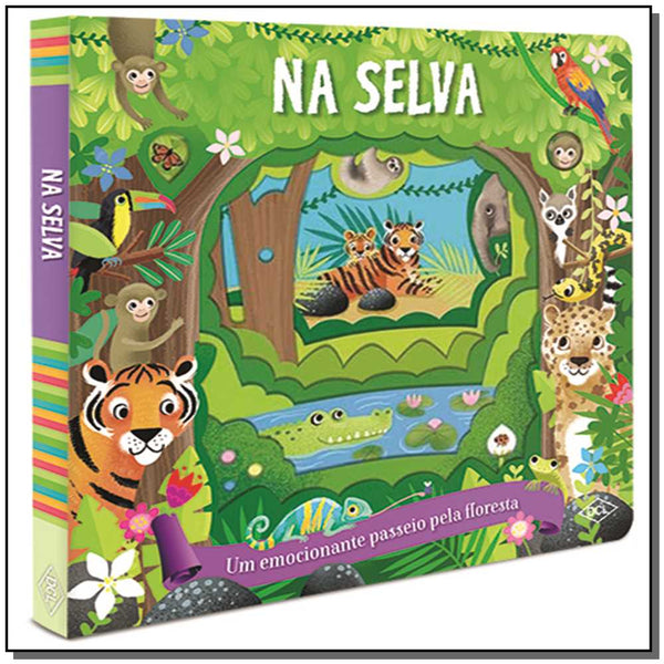 Capa do livro Na Selva - Um Emocionante Passeio Pela Floresta, de Igloo Books