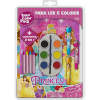 Capa do livro Disney - Super Color Pack - Princesas, de Disney