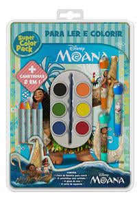 Capa do livro Disney - Super Color Pack - Moana, de Disney