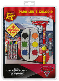 Capa do livro Disney - Super Color Pack - Carros 3, de Disney