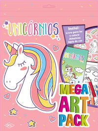 Capa do livro Disney Mega Art Pack - Unicórnios, de Editora DCL