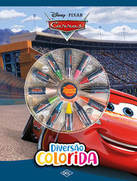 Capa do livro Disney - Diversão Colorida - Carros 3, de Disney
