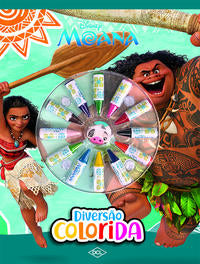 Capa do livro Disney - Diversão Colorida - Moana, de Disney