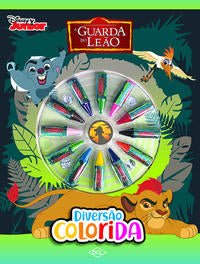 Capa do livro Disney - Diversão Colorida - A Guarda do Leão, de Disney