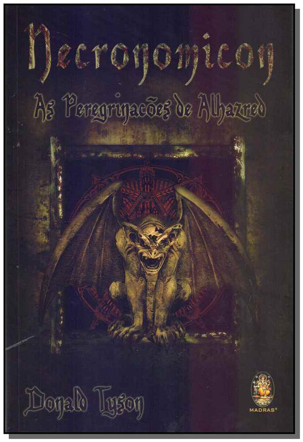 Capa do livro Necronomicon - As Peregrinacoes de Alhazred, de Donald Tyson