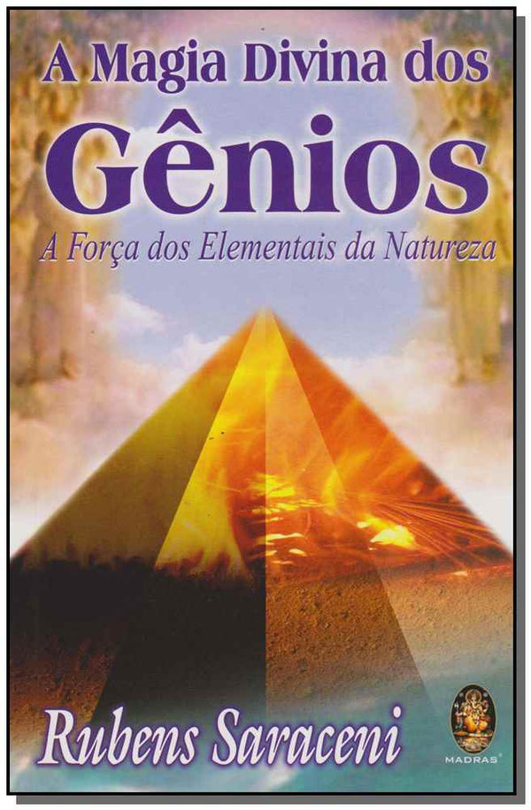 Capa do livro A Magia Divina dos Gênios, de Rubens Saraceni