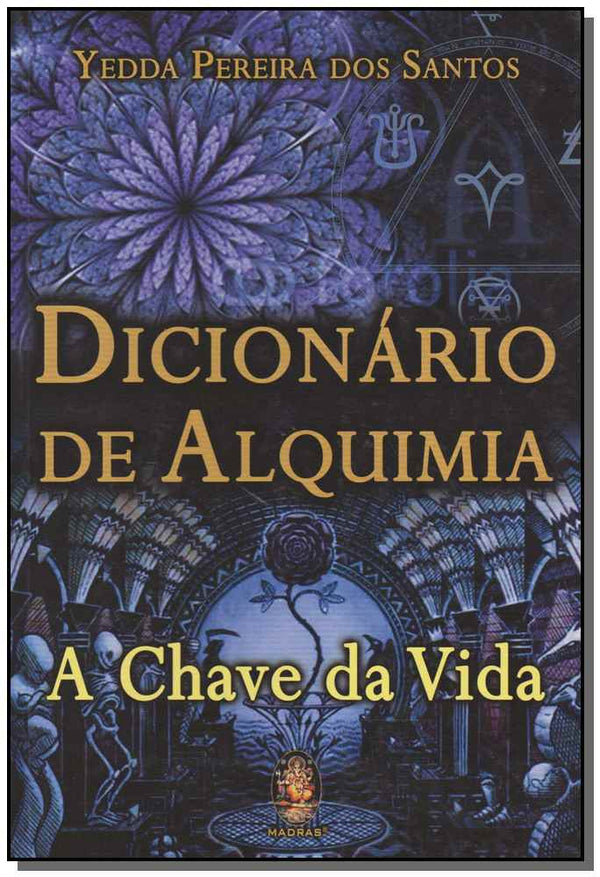 Capa do livro Dicionário de Alquimia, de Yedda Pepeira dos Santos