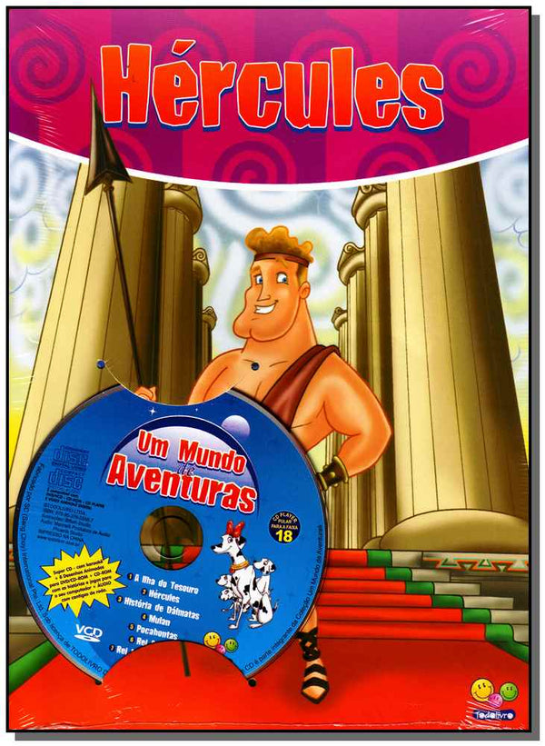 Capa do livro Um Mundo de Aventuras - Hercules, de Diversos Autores