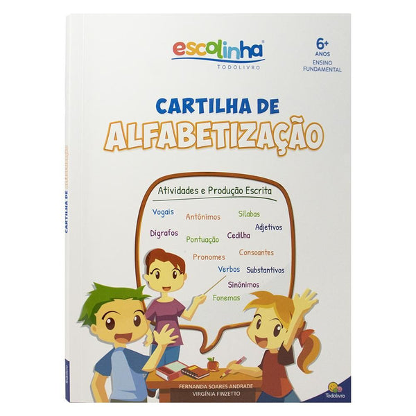 Capa do livro Cartilha de Alfabetização, de Fernanda Soares Andrade, Virginia M. Finzetto