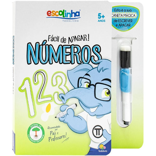 Capa do livro Fácil de Apagar: Números (Escolinha Todolivro), de Diversos Autores