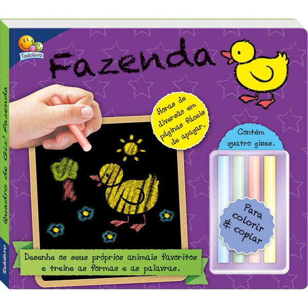 Capa do livro Quadro de Giz! Fazenda, de Editora Todolivro