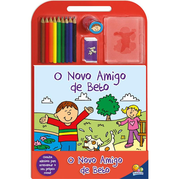 Capa do livro Um Toque de Cor - Novo Amigo de Beto, o, de Editora Todolivro