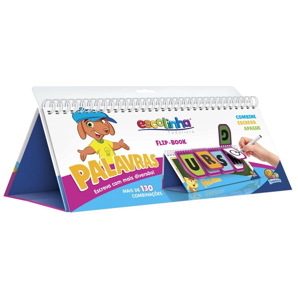Escolinha Todolivro - Flip Book - Combinações Divertidas Palavras