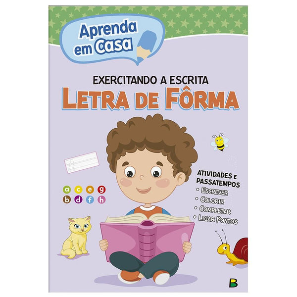 Capa do livro Aprenda em Casa - Letra de Forma, de Editora Todolivro