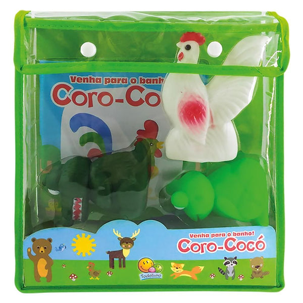 Capa do livro Venha para o Banho! Coro-Cocó, de Editora Todolivro
