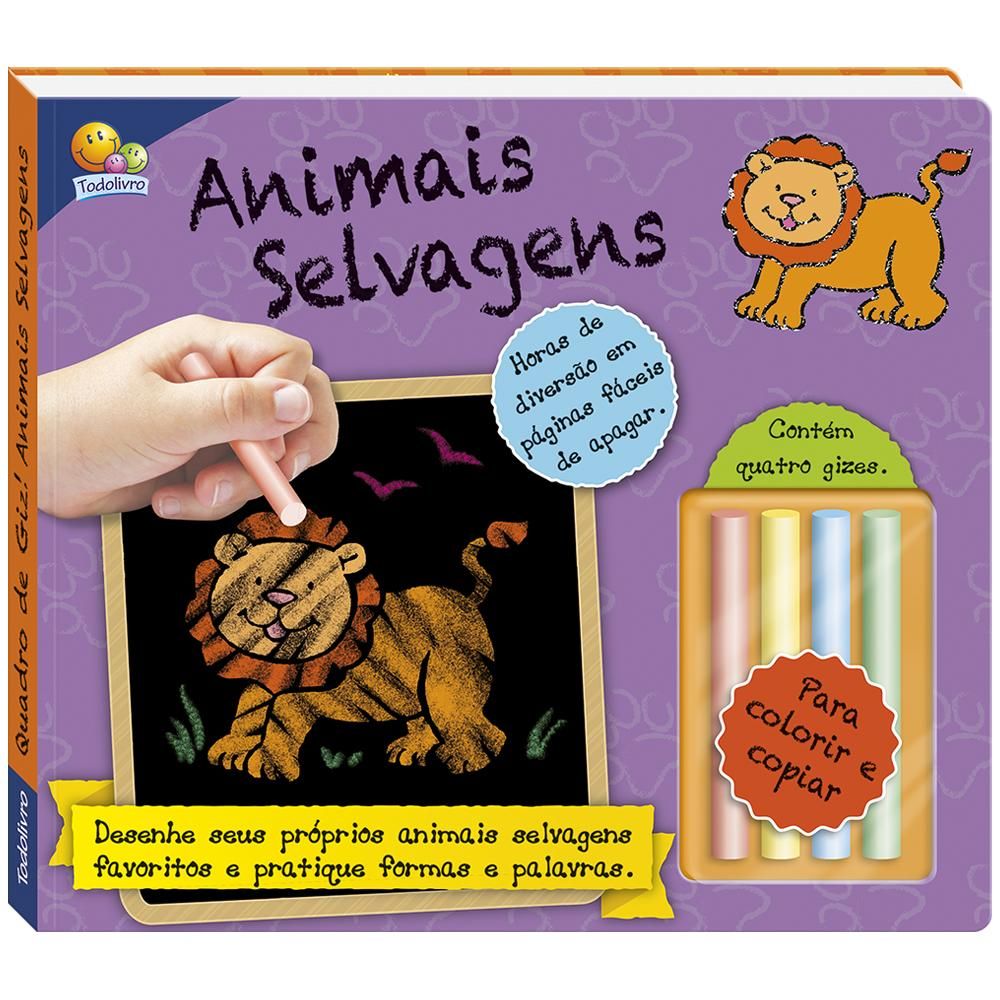 Quadro de Giz - Animais Selvagem