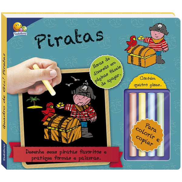 Capa do livro Quadro de Giz - Piratas, de Editora Todolivro