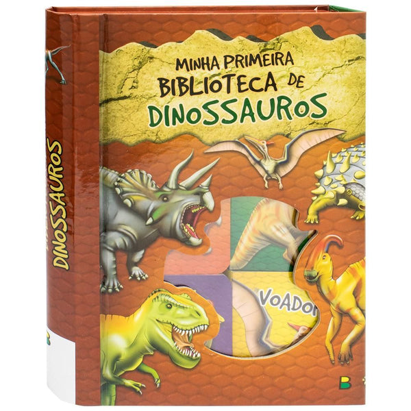 Capa do livro Minha Primeira Biblioteca de Dinossauros - Box C/6, de Editora Todolivro