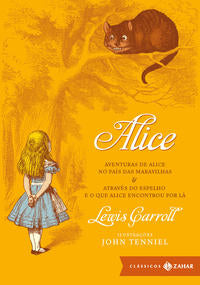 Capa do livro Alice: Edição Bolso de Luxo - Aventuras de Alice no País das Maravilhas & Através do Espelho e o que, de Lewis Carroll