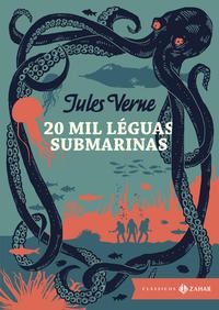 Capa do livro 20 Mil Léguas Submarinas: Edição Bolso de Luxo, de Julio Verne
