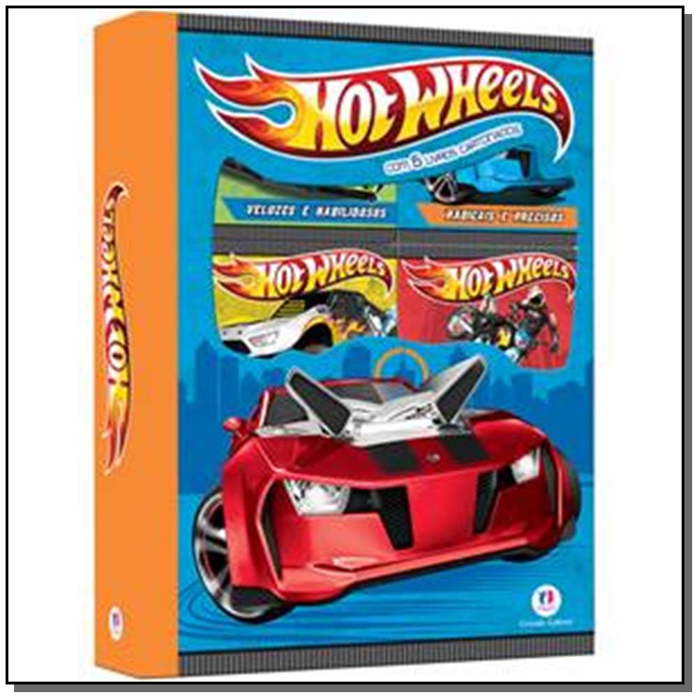 Box com Janela Hot Wheels - 06 Volumes