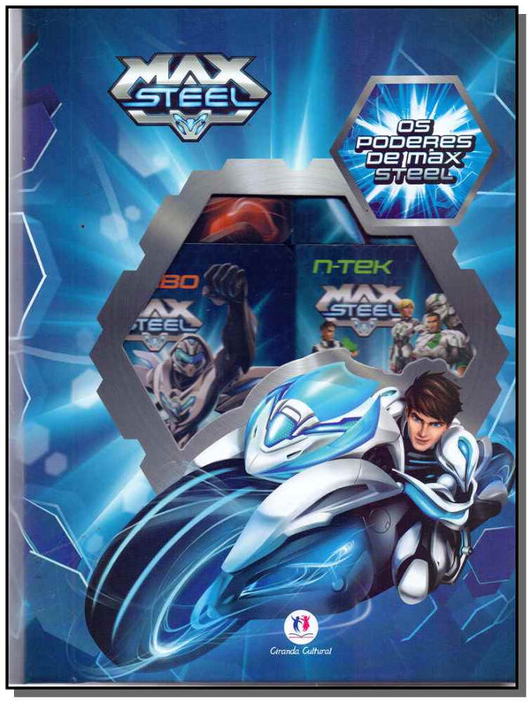 Capa do livro Max Steel - Os Poderes de Max Steel, de Editora Ciranda Cultural