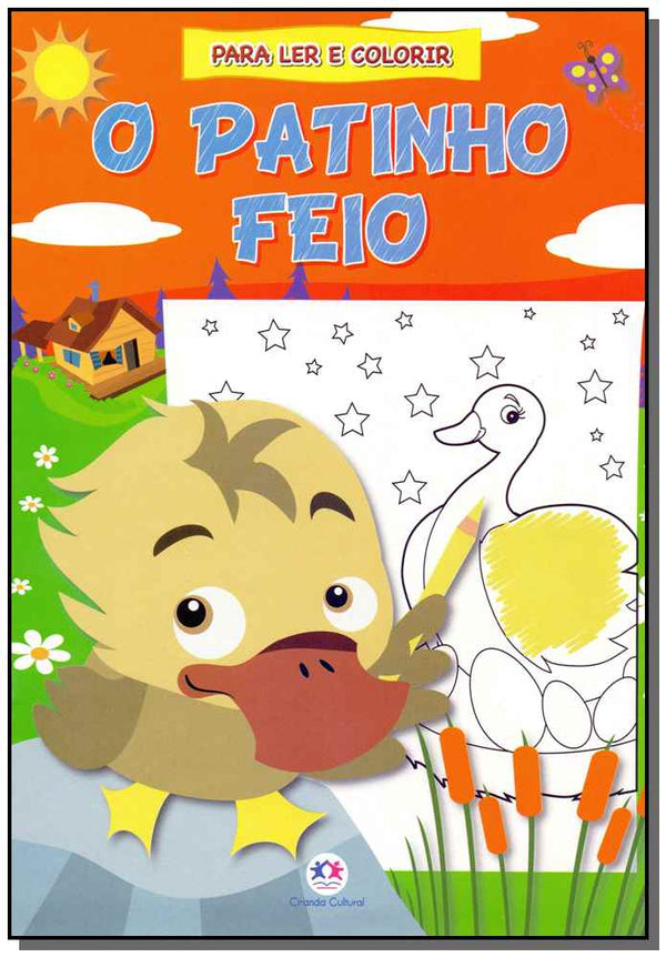 Capa do livro Col. para Ler e Colorir - Patinho Feio, de Editora Ciranda Cultural