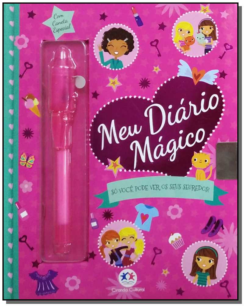 Meu Diário Mágico - (Com Caneta Especial)