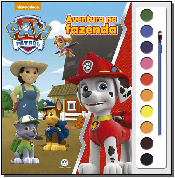Capa do livro Paw Patrol - Aventura na Fazenda, de Editora Ciranda Cultural