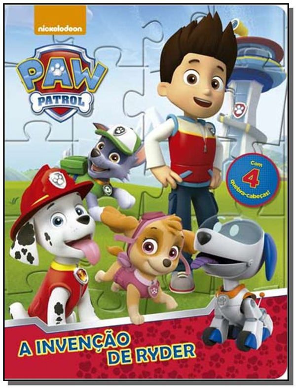 Capa do livro Paw Patrol - A Invenção de Ryder, de Editora Ciranda Cultural