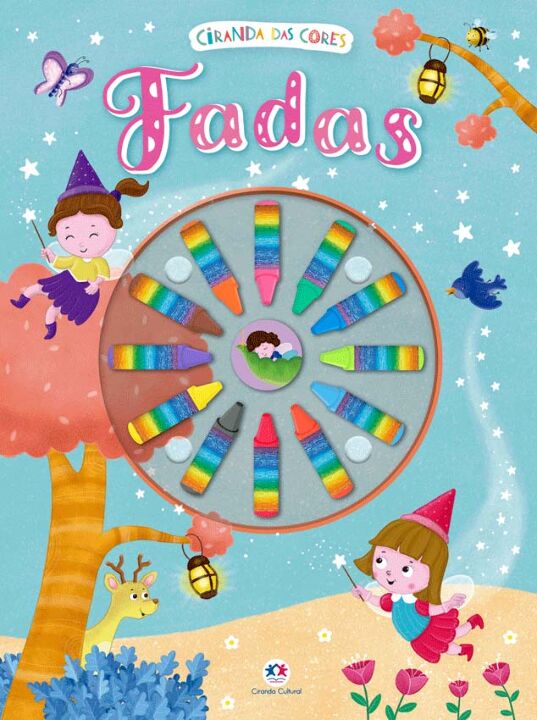 Capa do livro Ciranda das Cores - Fadas, de Editora Ciranda Cultural