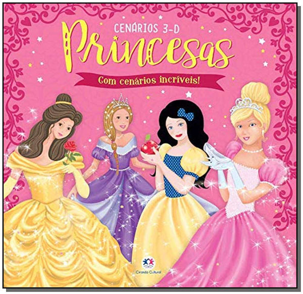 Capa do livro Princesas - Com Cenários Incríveis, de Editora Ciranda Cultural